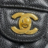 シャネル CHANEL マトラッセ23 A01113 ブラック ゴールド金具 キャビアスキン レディース ショルダーバッグ