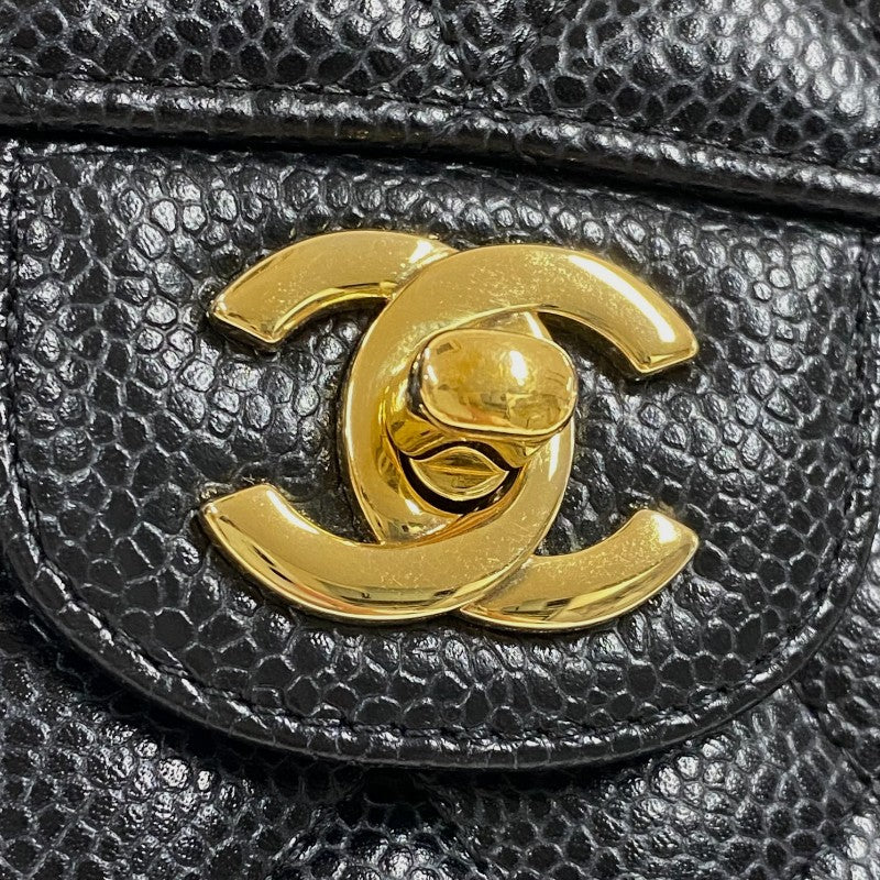 シャネル CHANEL マトラッセ23 A01113 ブラック ゴールド金具 キャビアスキン レディース ショルダーバッグ