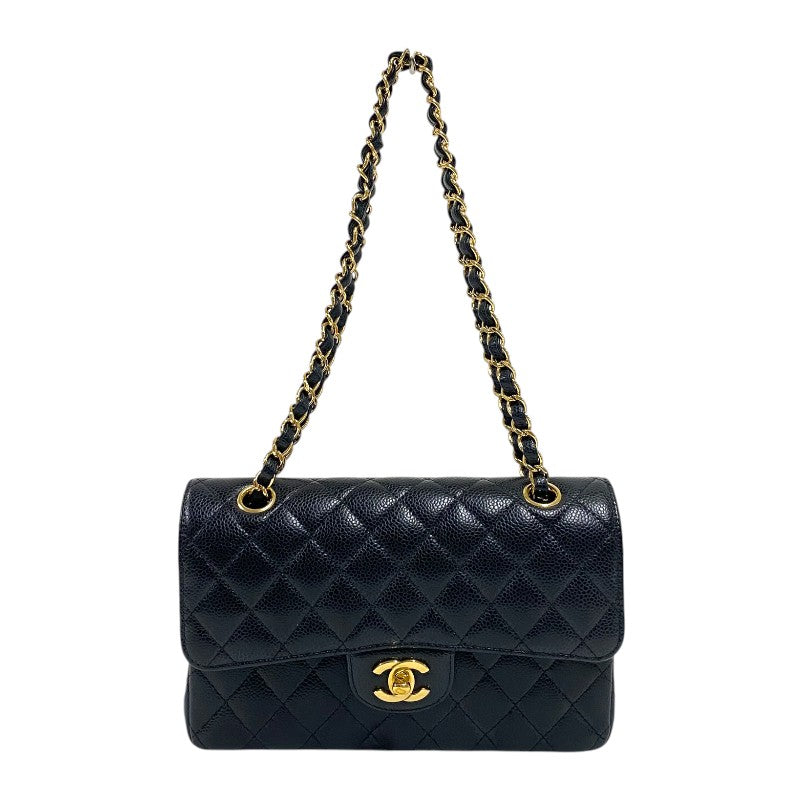 シャネル CHANEL マトラッセ23 A01113 ブラック ゴールド金具 キャビアスキン レディース ショルダーバッグ