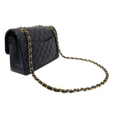 シャネル CHANEL マトラッセ23 A01113 ブラック ゴールド金具 キャビアスキン レディース ショルダーバッグ