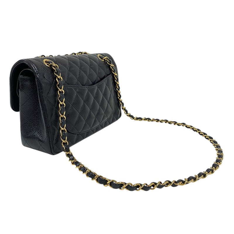 シャネル CHANEL マトラッセ23 A01113 ブラック ゴールド金具 キャビアスキン レディース ショルダーバッグ
