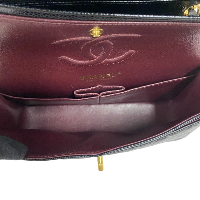 シャネル CHANEL マトラッセ23 A01113 ブラック ゴールド金具 キャビアスキン レディース ショルダーバッグ