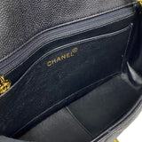 シャネル CHANEL ダイアナ25 A01165 4番台 ブラック ゴールド金具 キャビアスキン レディース ショルダーバッグ
