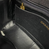 シャネル CHANEL ダイアナ25 A01165 4番台 ブラック ゴールド金具 キャビアスキン レディース ショルダーバッグ