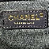 シャネル CHANEL デカココチェーントートバッグ AS3857 ブルー/ネイビー ゴールド金具 デニム レディース トートバッグ