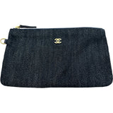 シャネル CHANEL デカココチェーントートバッグ AS3857 ブルー/ネイビー ゴールド金具 デニム レディース トートバッグ