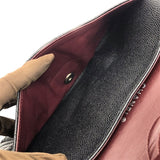 シャネル CHANEL マトラッセ25 ダブルフラップ チェーンショルダー A01112 ブラック×SV金具 キャビアスキン レディース ショルダーバッグ