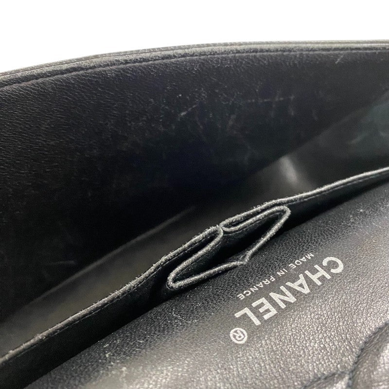 シャネル CHANEL マトラッセ25 A01112 9番台 ブラック シルバー金具 キャビアスキン レディース ショルダーバッグ
