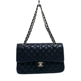 シャネル CHANEL マトラッセ25 A01112 9番台 ブラック シルバー金具 キャビアスキン レディース ショルダーバッグ