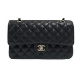シャネル CHANEL マトラッセ25 A01112 9番台 ブラック シルバー金具 キャビアスキン レディース ショルダーバッグ