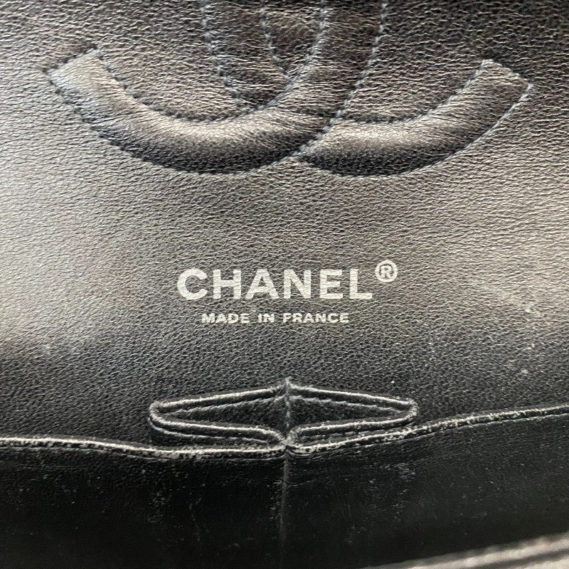 シャネル CHANEL マトラッセ25 A01112 9番台 ブラック シルバー金具 キャビアスキン レディース ショルダーバッグ