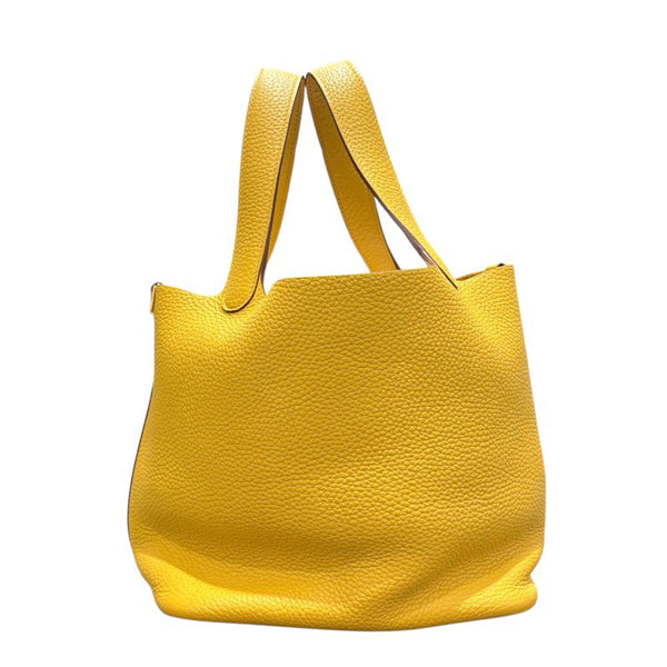 エルメス HERMES ピコタンロックMM □C刻 イエロー ゴールド金具