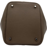 エルメス HERMES ピコタンロック MM B刻 エトゥープ　シルバー金具 トリヨン レディース トートバッグ