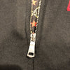 グッチ GUCCI ロゴパッチジップアップパーカー 576062 ブラック コットン メンズ パーカー