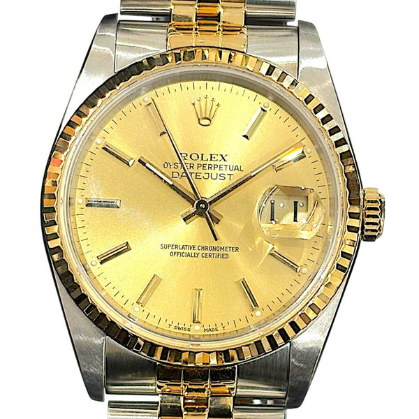ロレックス ROLEX デイトジャスト 16233 ゴールド K18/SS 自動巻き メンズ 腕時計
