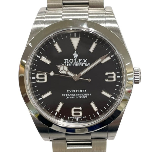 ロレックス ROLEX エクスプローラー1 214270 ブラック SS 自動巻き メンズ 腕時計