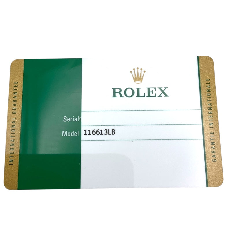 ロレックス ROLEX サブマリーナ 116613LB K18ゴールド SS+YG メンズ 腕時計