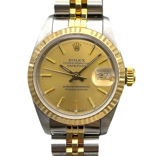 ロレックス ROLEX デイトジャスト 69173 K18イエローゴールド SS/YG レディース 腕時計