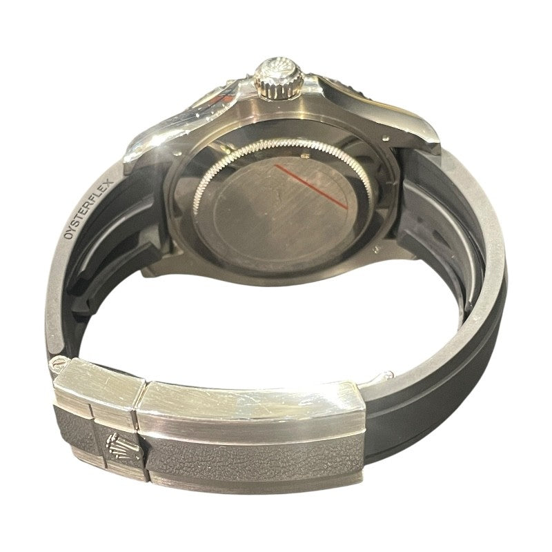 ロレックス ROLEX ヨットマスター42 226659 ブラック K18WG/ラバーベルト 自動巻き メンズ 腕時計