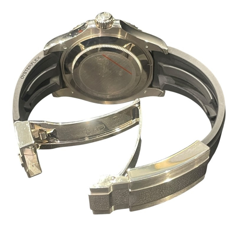 ロレックス ROLEX ヨットマスター42 226659 ブラック K18WG/ラバーベルト 自動巻き メンズ 腕時計