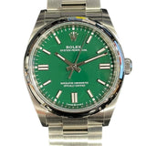 ロレックス ROLEX オイスターパーペチュアル36 126000 グリーン SS メンズ 腕時計
