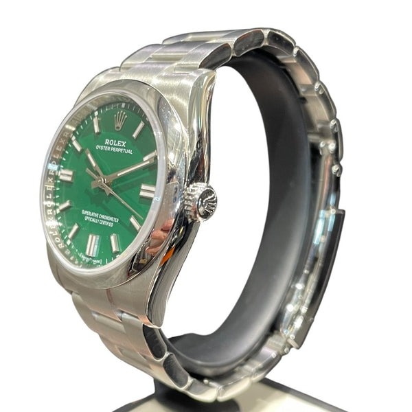 ロレックス ROLEX オイスターパーペチュアル36 126000 グリーン SS メンズ 腕時計