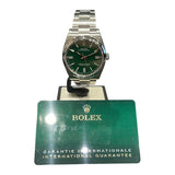 ロレックス ROLEX オイスターパーペチュアル36 126000 グリーン SS メンズ 腕時計