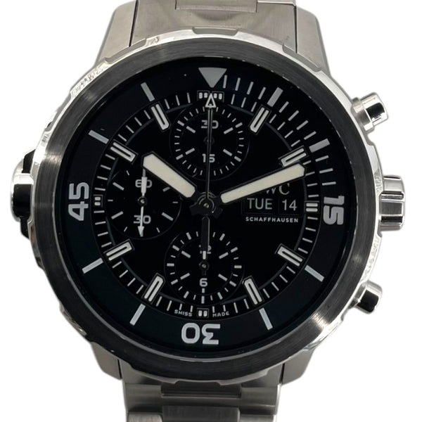 インターナショナルウォッチカンパニー IWC アクアタイマー クロノグラフ IW376804 ブラック SS メンズ 腕時計