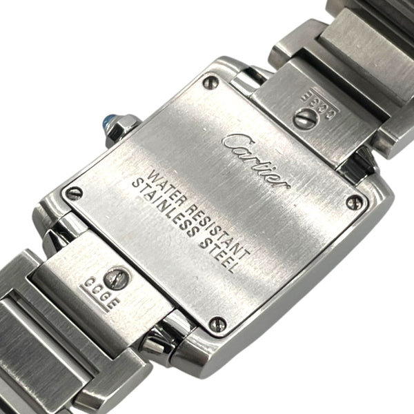 カルティエ Cartier タンクフランセーズSM W51008Q3 ホワイト SS レディース 腕時計