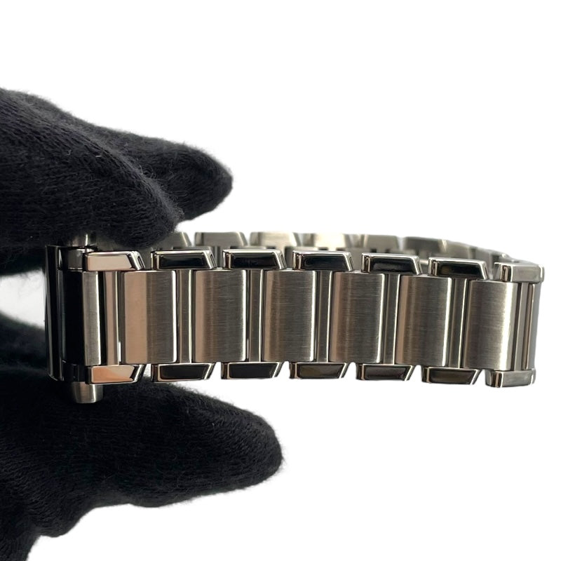 カルティエ Cartier タンクフランセーズSM W51008Q3 ホワイト SS レディース 腕時計