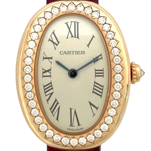 カルティエ Cartier ベニュワール SM WJBA0031 シルバー K18PG クオーツ レディース 腕時計