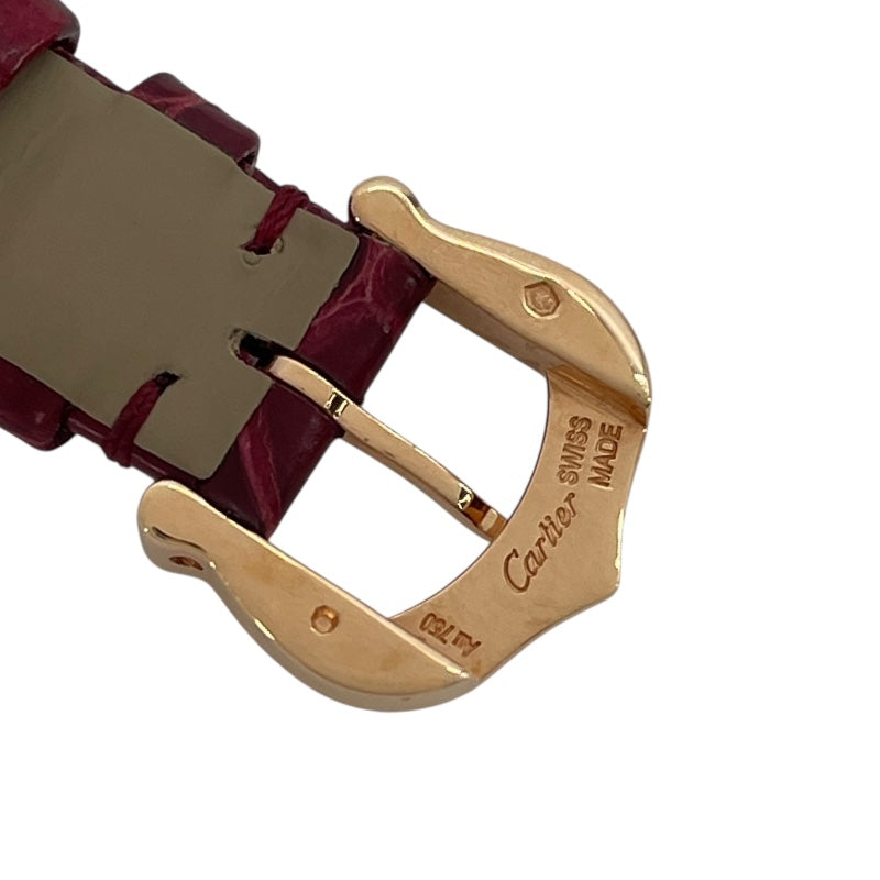 カルティエ Cartier ベニュワール SM WJBA0031 シルバー K18PG クオーツ レディース 腕時計