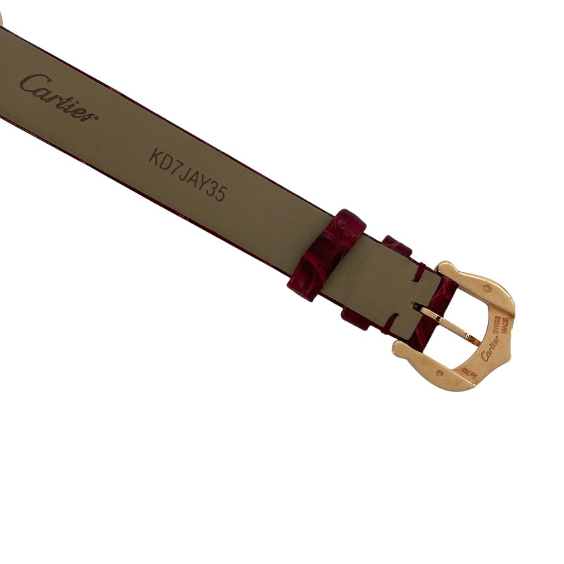 カルティエ Cartier ベニュワール SM WJBA0031 シルバー K18PG クオーツ レディース 腕時計