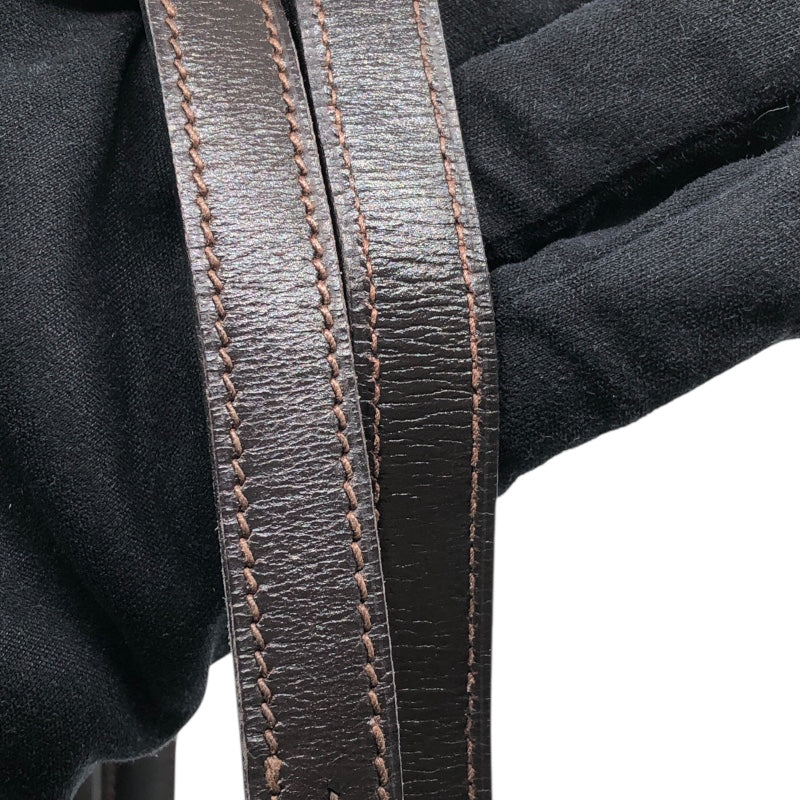 エルメス HERMES アルカザール 〇D刻 ブラウン　GD金具 ボックスカーフ レディース ショルダーバッグ