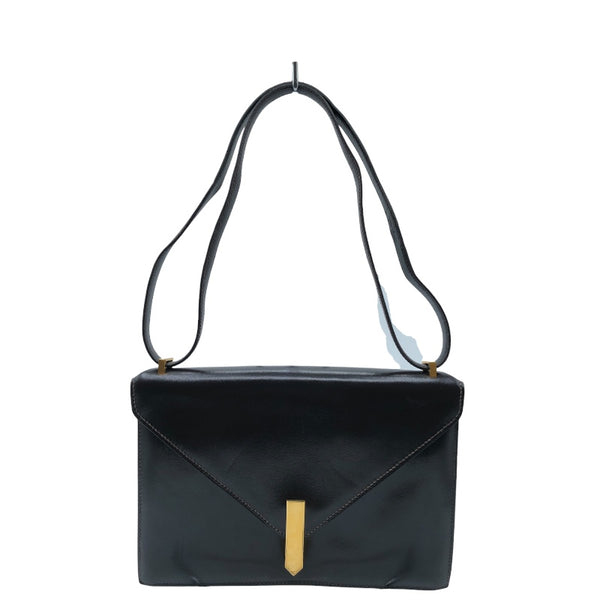 エルメス HERMES アルカザール 〇D刻 ブラウン GD金具 ボックスカーフ