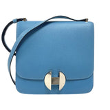 エルメス HERMES エルメス2002 20 D刻 ブルーノール シルバー金具 エバーカラー レディース ショルダーバッグ