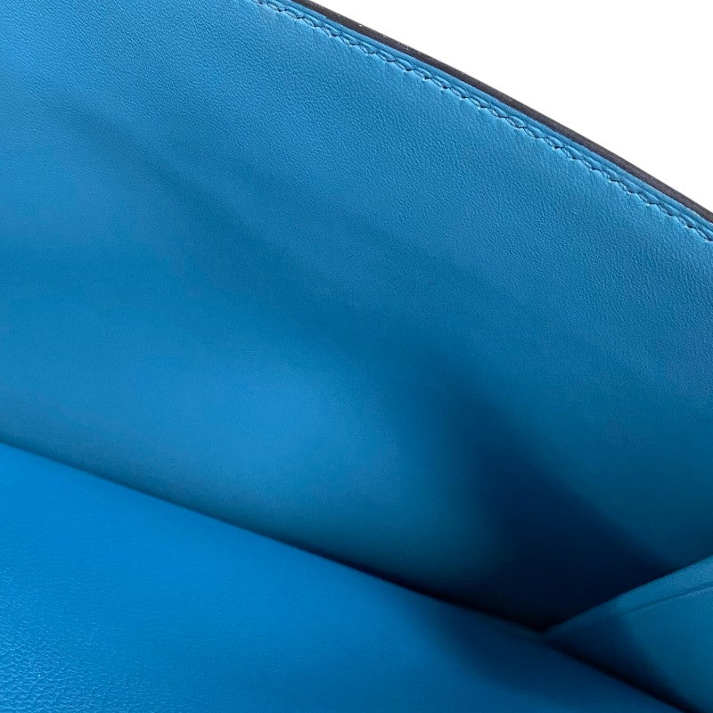 エルメス HERMES エルメス2002 20 D刻 ブルーノール シルバー金具 エバーカラー レディース ショルダーバッグ