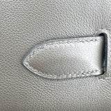 エルメス HERMES オータクロア50 U刻 アイボリ/ヴェールマキ トワルキャンプ/エバーカラー メンズ ハンドバッグ