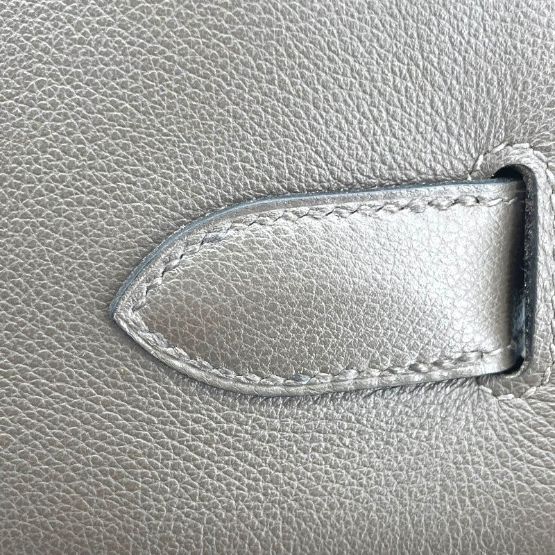 エルメス HERMES オータクロア50 U刻 アイボリ/ヴェールマキ トワルキャンプ/エバーカラー メンズ ハンドバッグ
