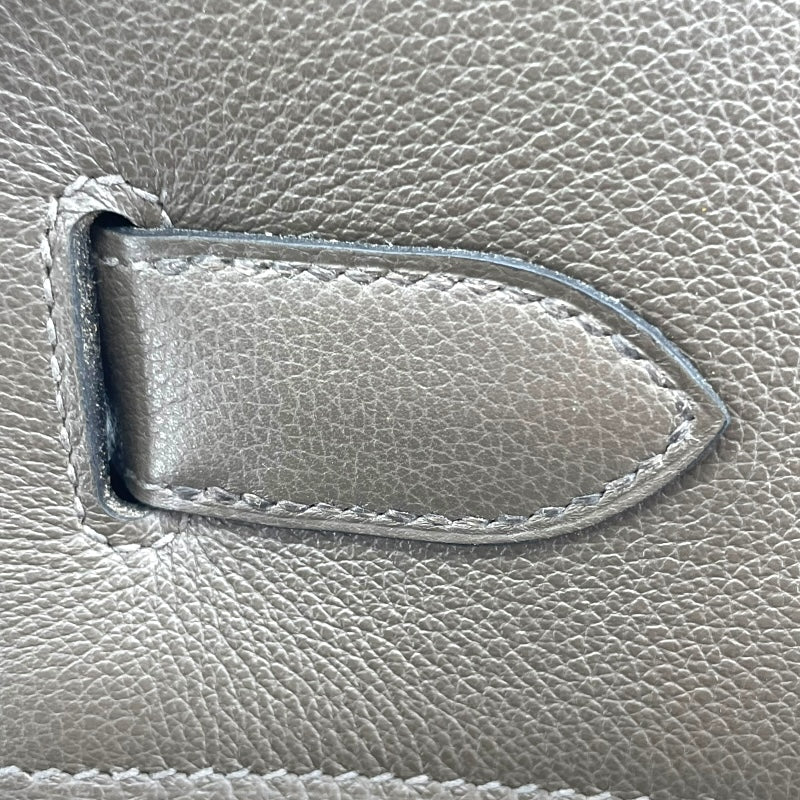 エルメス HERMES オータクロア50 U刻 アイボリ/ヴェールマキ トワルキャンプ/エバーカラー メンズ ハンドバッグ