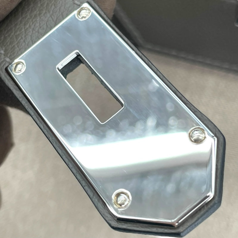 エルメス HERMES オータクロア50 U刻 アイボリ/ヴェールマキ トワルキャンプ/エバーカラー メンズ ハンドバッグ