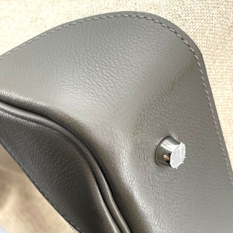 エルメス HERMES オータクロア50 U刻 アイボリ/ヴェールマキ トワルキャンプ/エバーカラー メンズ ハンドバッグ