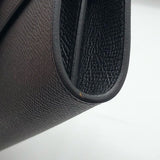 エルメス HERMES ケリーウォレット トゥーゴー U刻 ブラック×SV金具 エプソン レディース 長財布