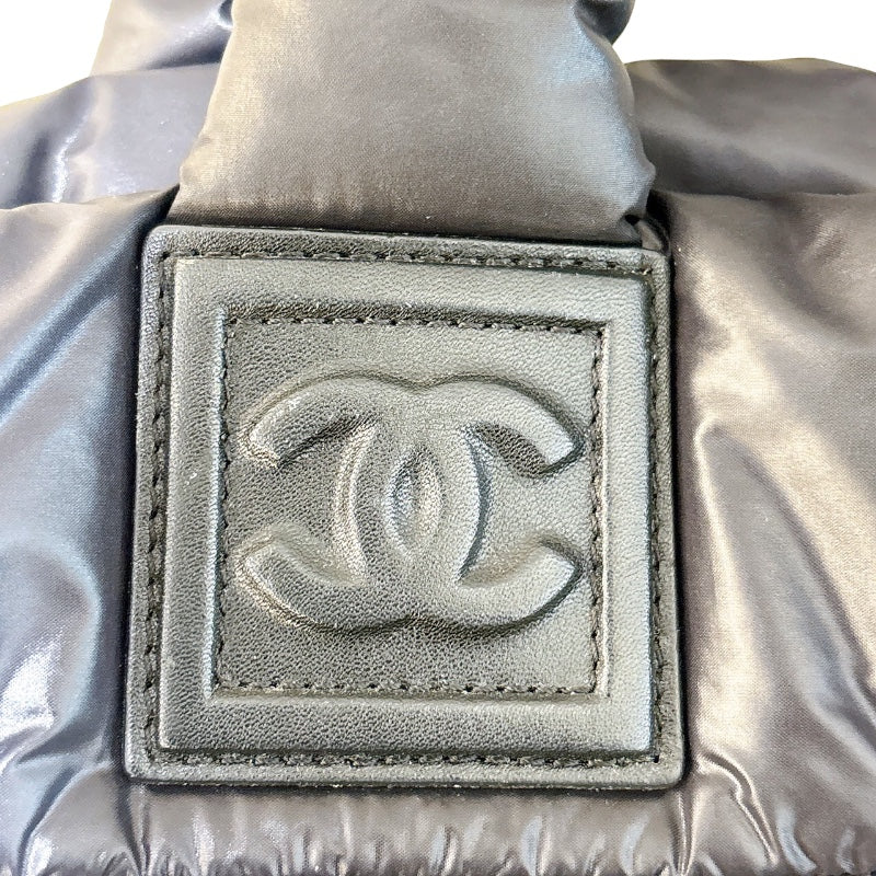 シャネル CHANEL コココクーントートPM A92259 ブラック/シルバー金具 ナイロン レディース トートバッグ