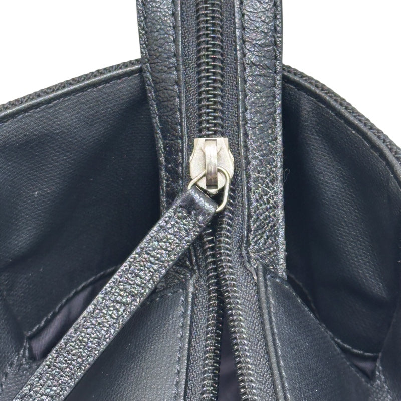 シャネル CHANEL パリピアリッツトートGM A34210 ブラック コーティングキャンバス レディース ハンドバッグ