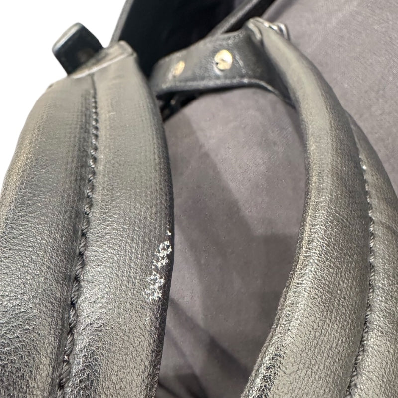 シャネル CHANEL パリピアリッツトートGM A34210 ブラック コーティングキャンバス レディース ハンドバッグ