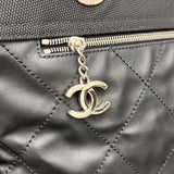 シャネル CHANEL パリピアリッツトートGM A34210 ブラック コーティングキャンバス レディース ハンドバッグ