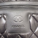 シャネル CHANEL コココクーン　ボストンバッグ A47205 ブラック ナイロン レディース ハンドバッグ