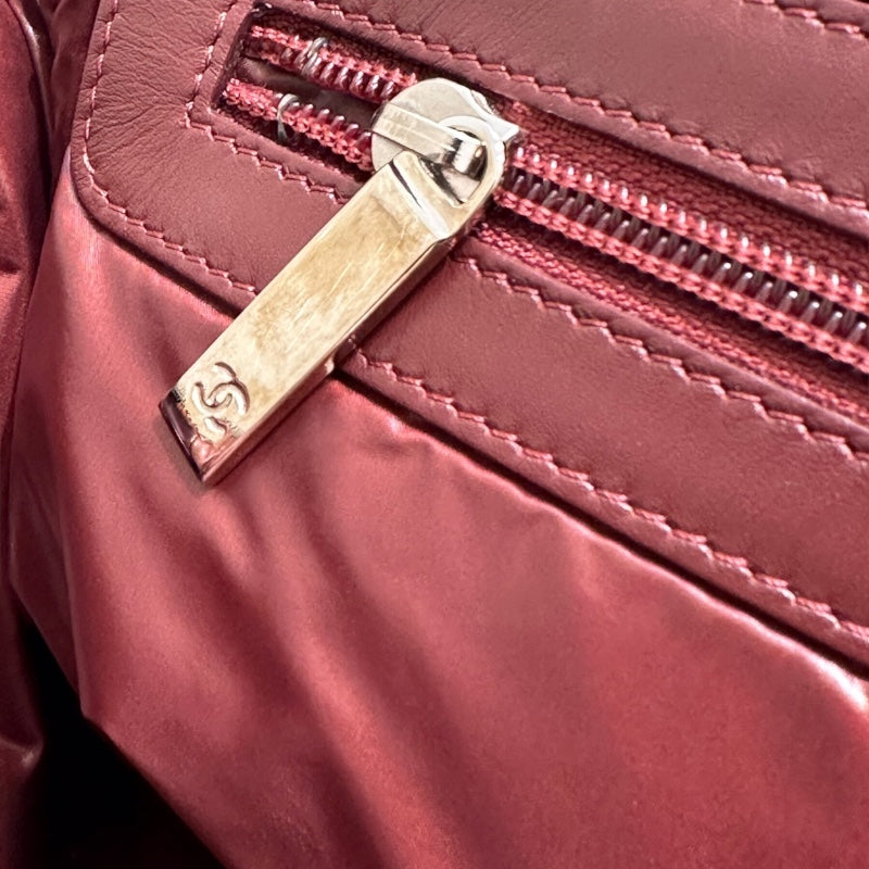 シャネル CHANEL コココクーン　ボストンバッグ A47205 ブラック ナイロン レディース ハンドバッグ
