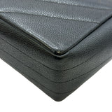 シャネル CHANEL バイアスステッチ チェーンフラップバッグ 8番台 ブラック/ゴールド金具 キャビアスキン レディース ショルダーバッグ